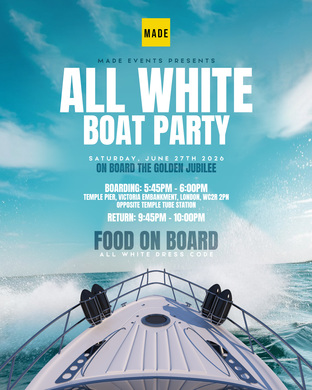Over 25s All White Boat Party 