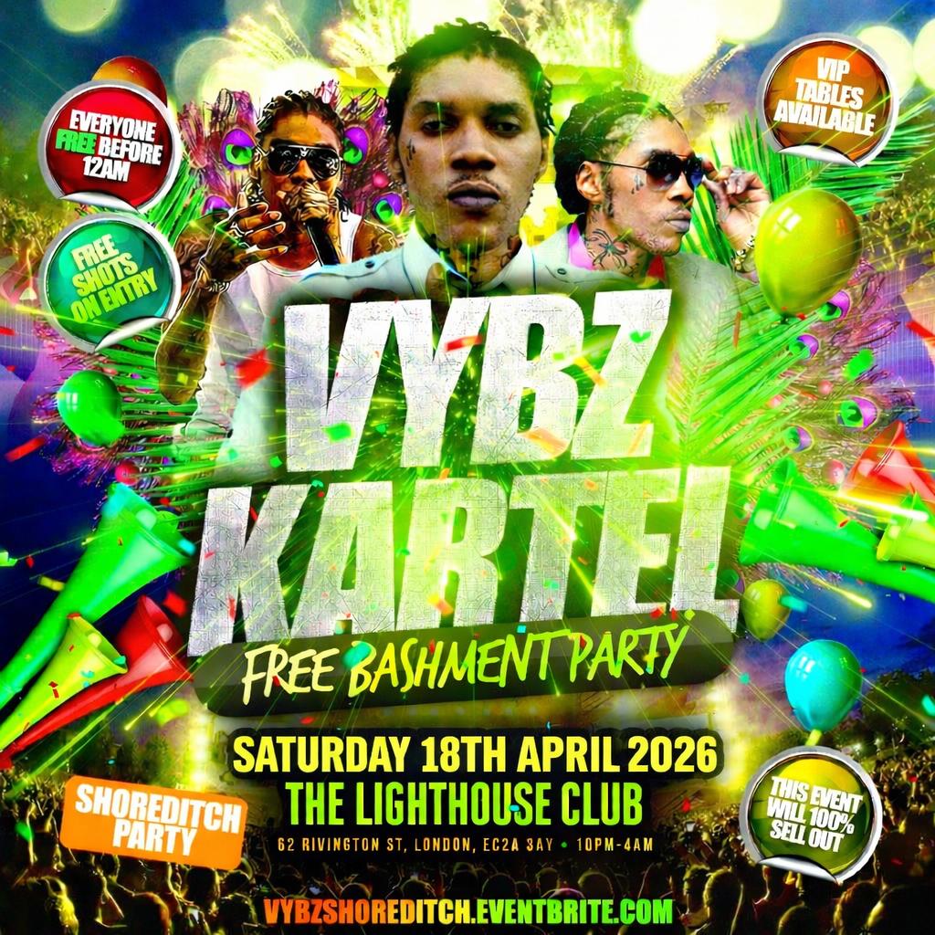 Vybz Kartel - Free Bashment Party - Everyone Free Before 12AM