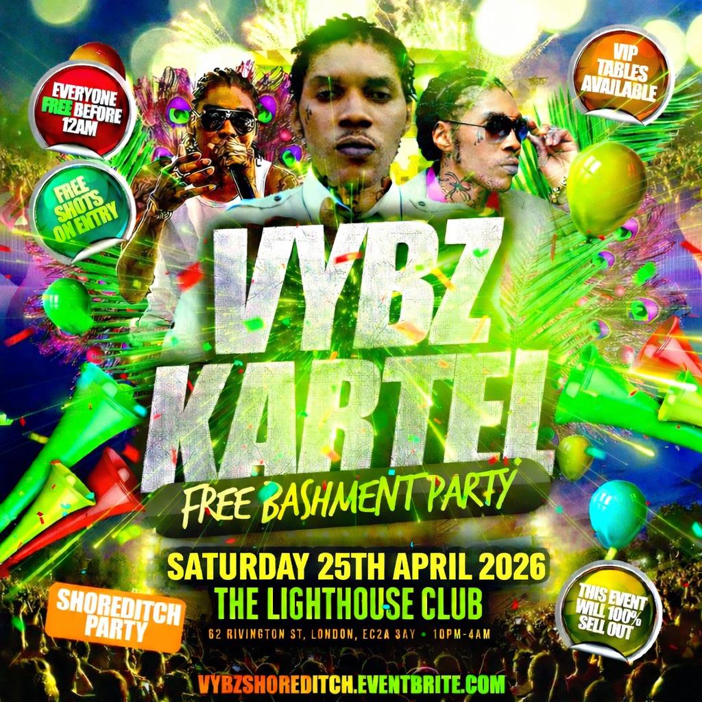 Vybz Kartel - Free Bashment Party - Everyone Free Before 12AM