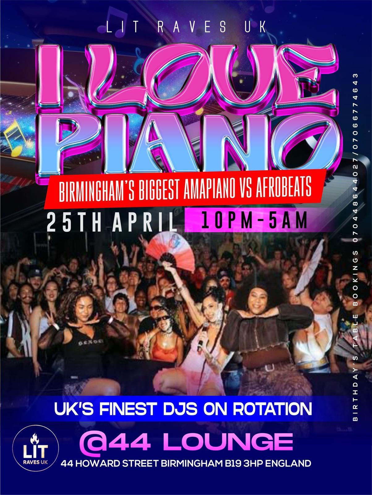 I LOVE PIANO - AMAPIANO vs AFROBEATS