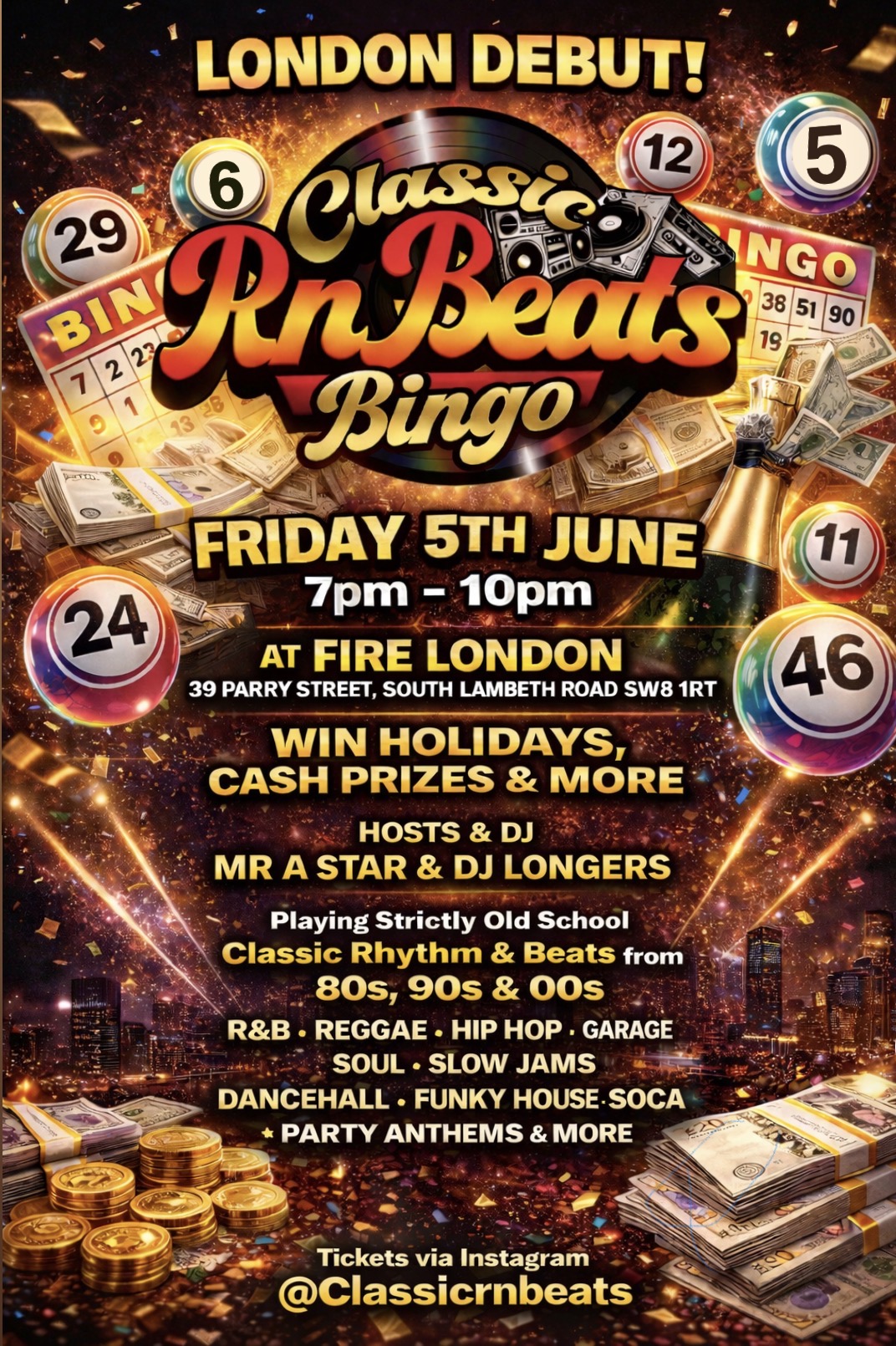 CLASSIC RNBEATS BINGO