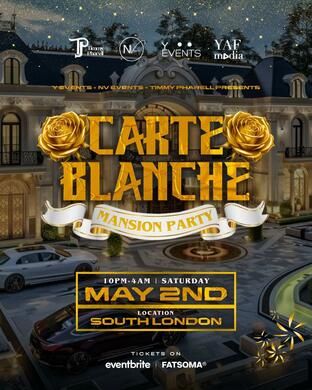 Carte Blanche Mansion Party [LONDON]