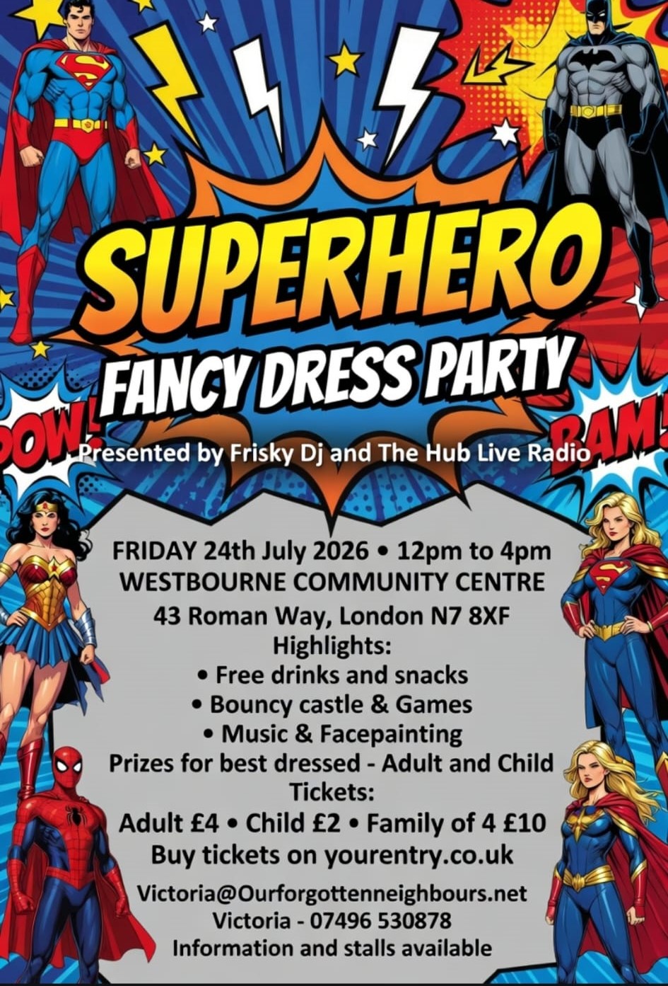 Superhero Fancy Dress Party