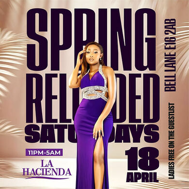 SPRING RELOADED SATURDAY @ LA LOUNGE (HACIENDA)  