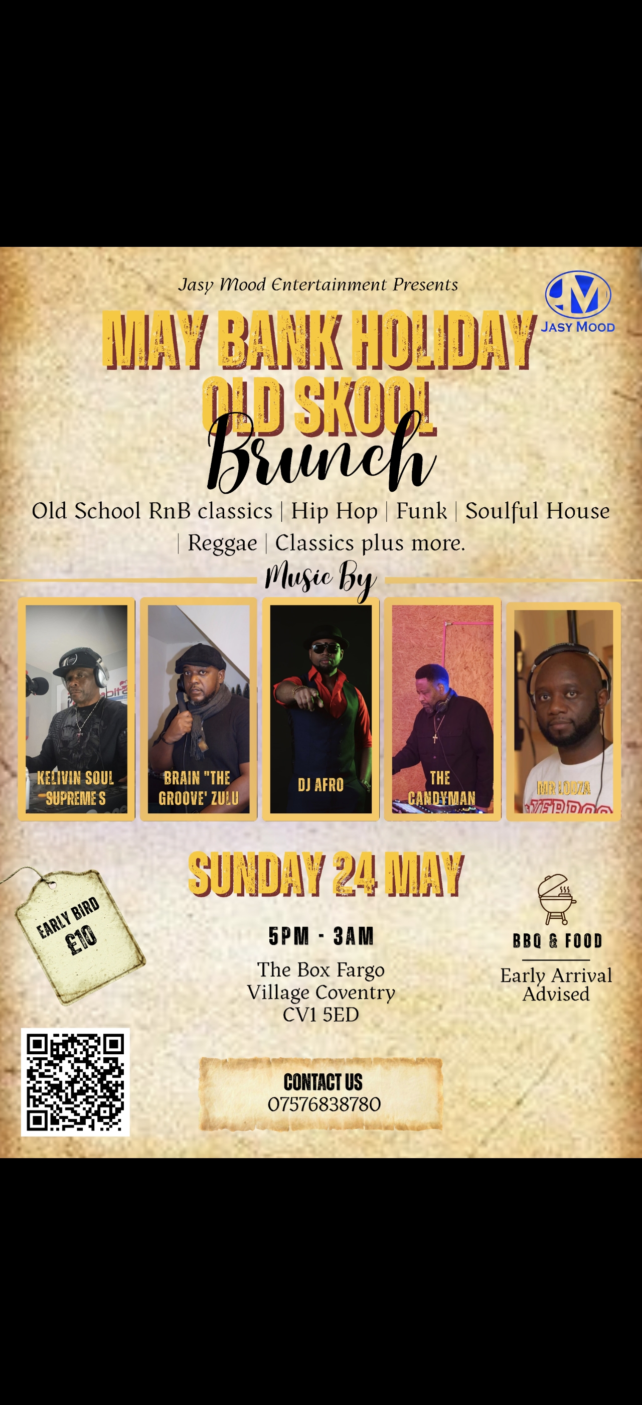 Bank Holiday Old Skool Brunch 