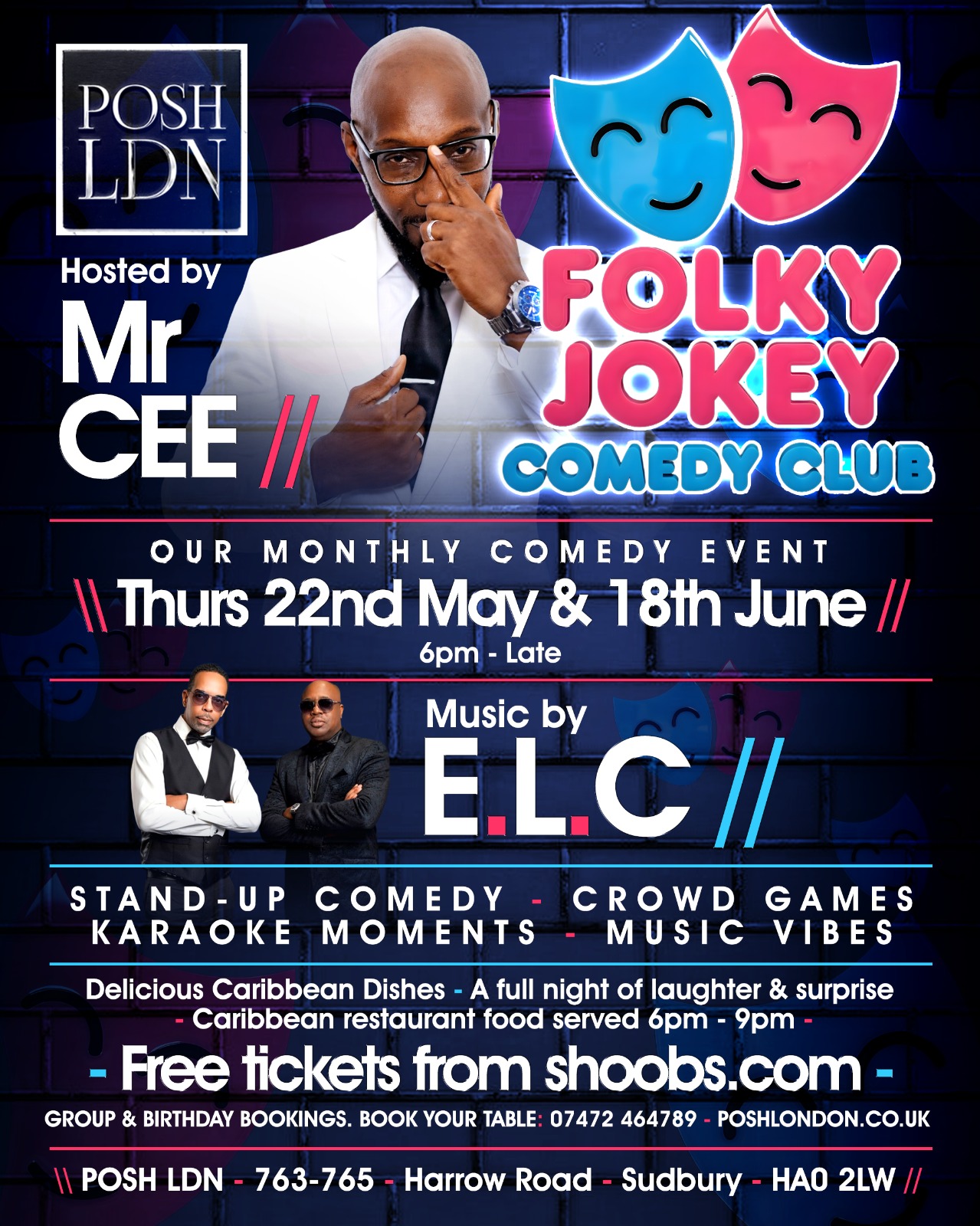 FOLKY JOKEY COMEDY CLUB