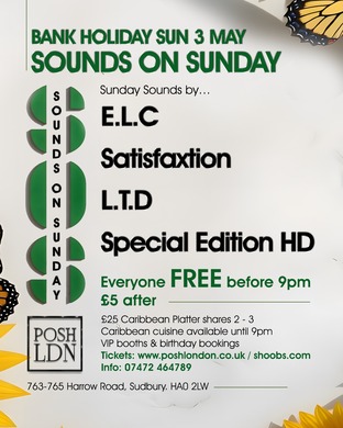 SOUNDS ON SUNDAY — BANK HOLIDAY SPECIAL