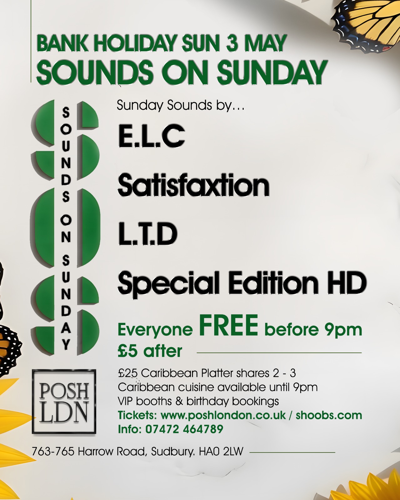 SOUNDS ON SUNDAY — BANK HOLIDAY SPECIAL