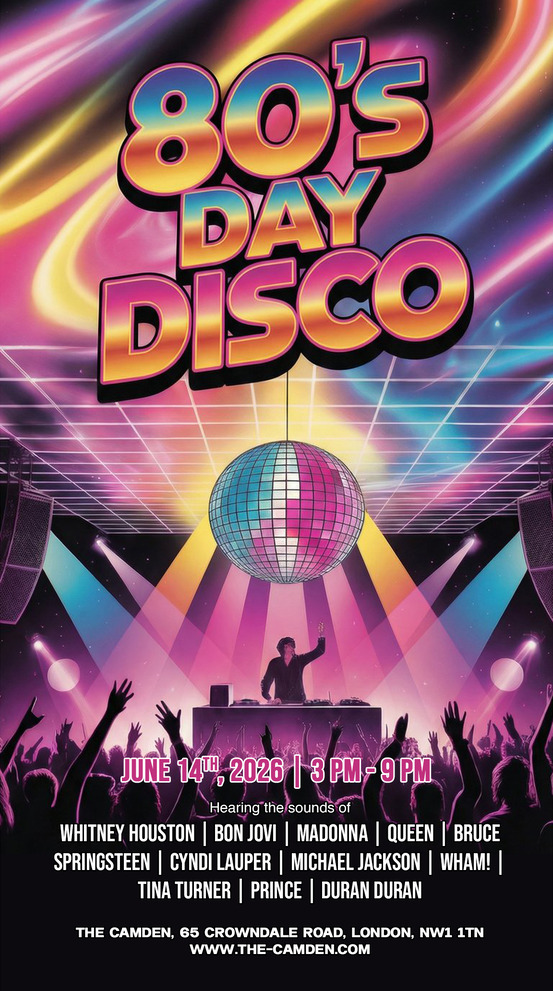 80’s Day Disco Part II London