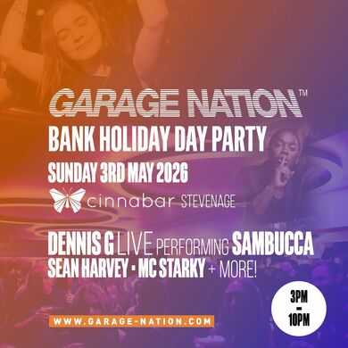 GARAGE NATION – Bank Holiday Day Party 🔥☀️