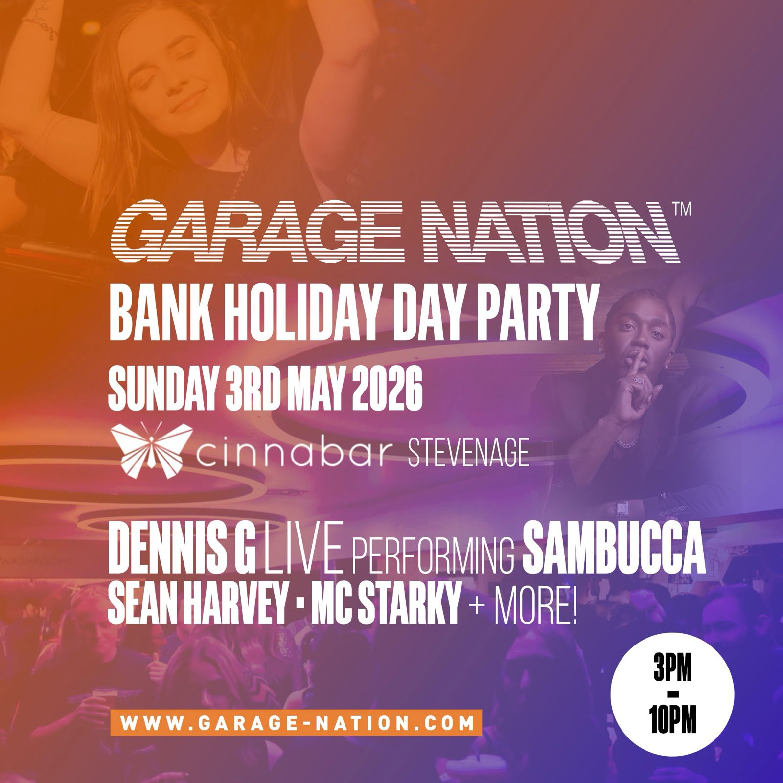 GARAGE NATION – Bank Holiday Day Party 🔥☀️