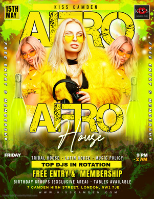 Afro House Fridays at KISS Camden