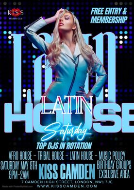 Latin House Saturdays at KISS Camden