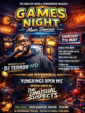 Games Night Music Showcase 