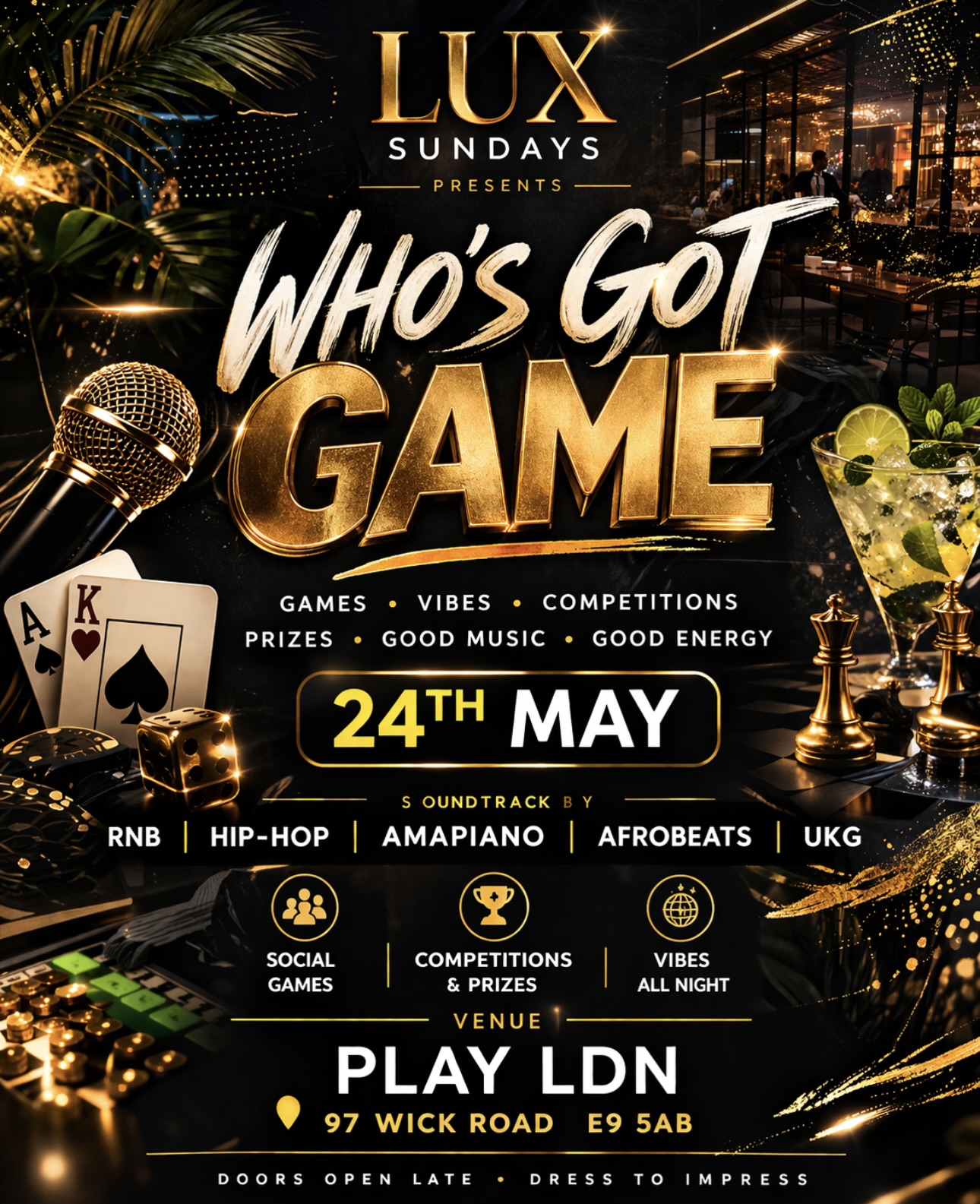 Lux Sundays Presents: Who' s Got Game 