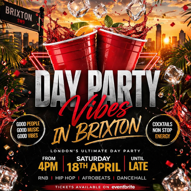 DAY PARTY VIBES IN BRIXTON