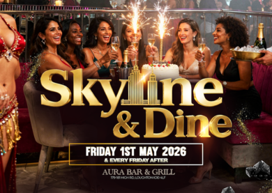 🌆 SKYLINE & DINE - @AURA GRILL & BAR 