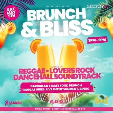 Brunch & Bliss Birmingham The Ultimate Reggae Brunch Party + £150 Bingo Cash Prize