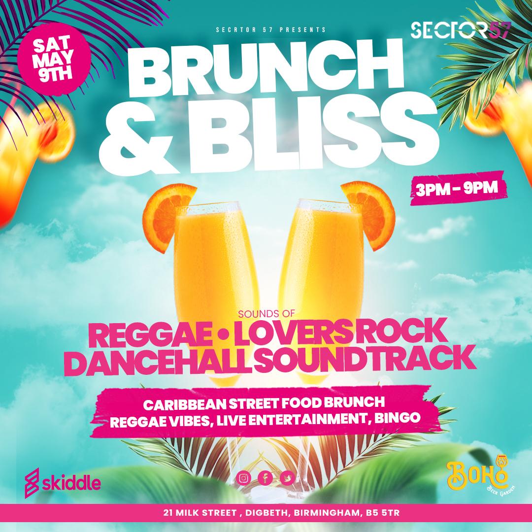 Brunch & Bliss Birmingham The Ultimate Reggae Brunch Party + £150 Bingo Cash Prize