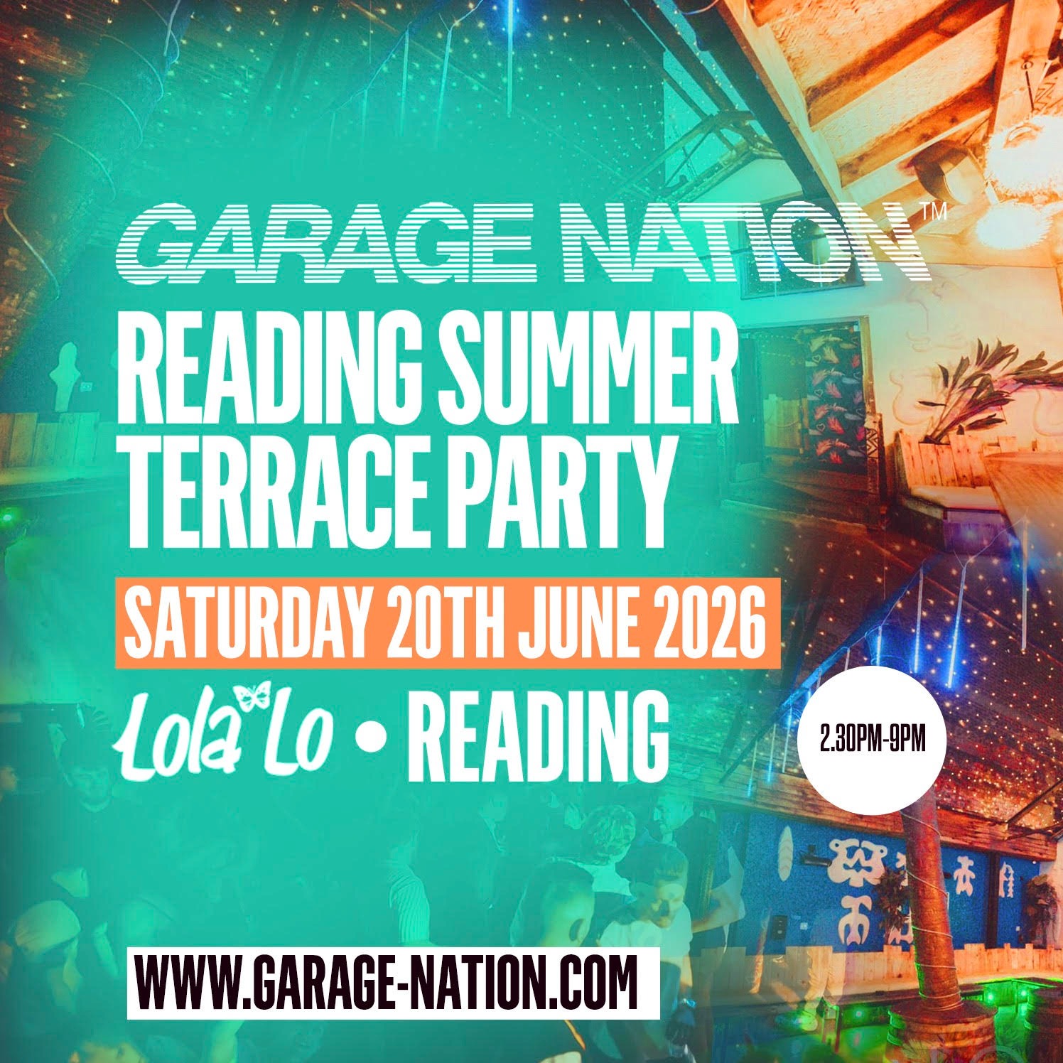 GARAGE NATION – READING SUMMER TERRACE PARTY