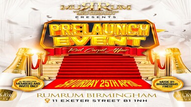 🔴 RumRum Pre-Launch | Members Only Free Event — Saturday 25th April