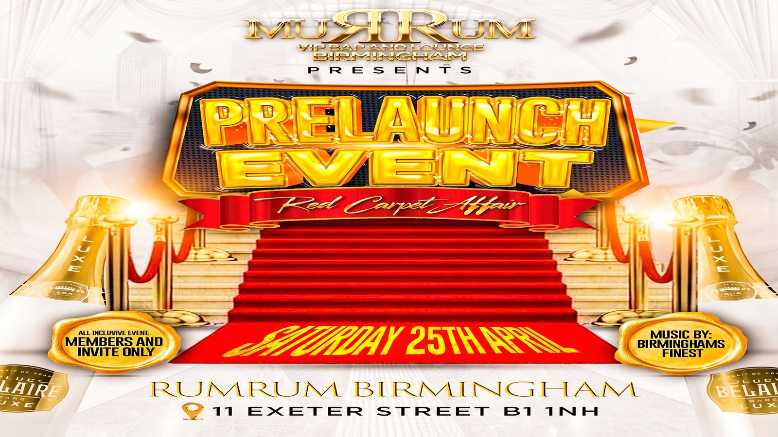 🔴 RumRum Pre-Launch | Members Only Free Event — Saturday 25th April