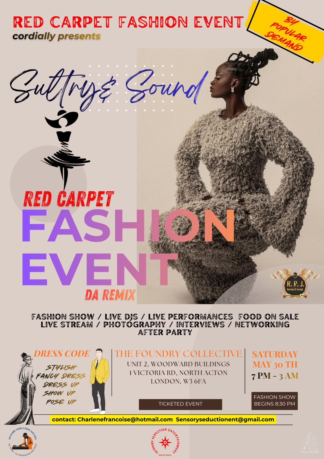 Sultry & Sound Red Carpet Fashion Event