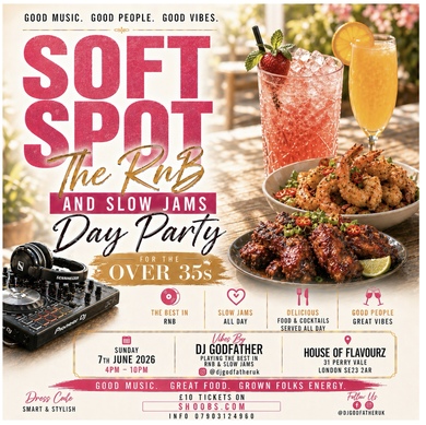 SOFT SPOT - The RnB and Slow Jams Day Party