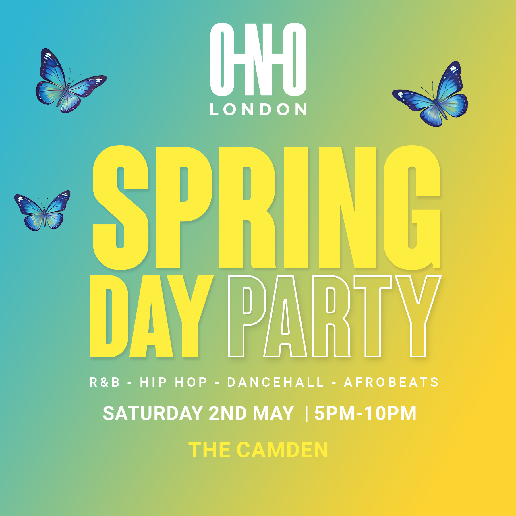 SPRING DAY PARTY (£1 B4 6PM WITH A TICKET) 