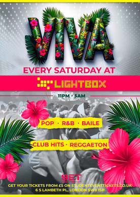 VIVA REGGAETON SATURDAYS @ LIGHTBOX 30TH MAY