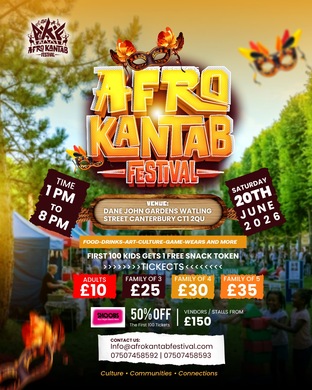 AFRO KANTAB FESTIVAL | Saturday JUNE 20TH