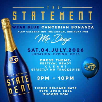 The Statement - Wear Blue Cancerian Bonanza
