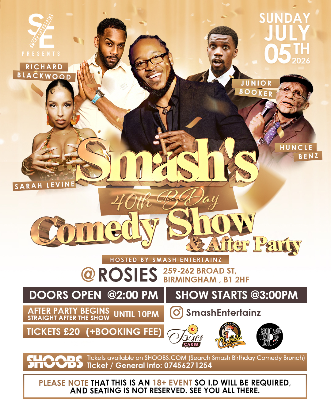 SMASH'S 40th B'EARTHDAY COMEDY SHOW
