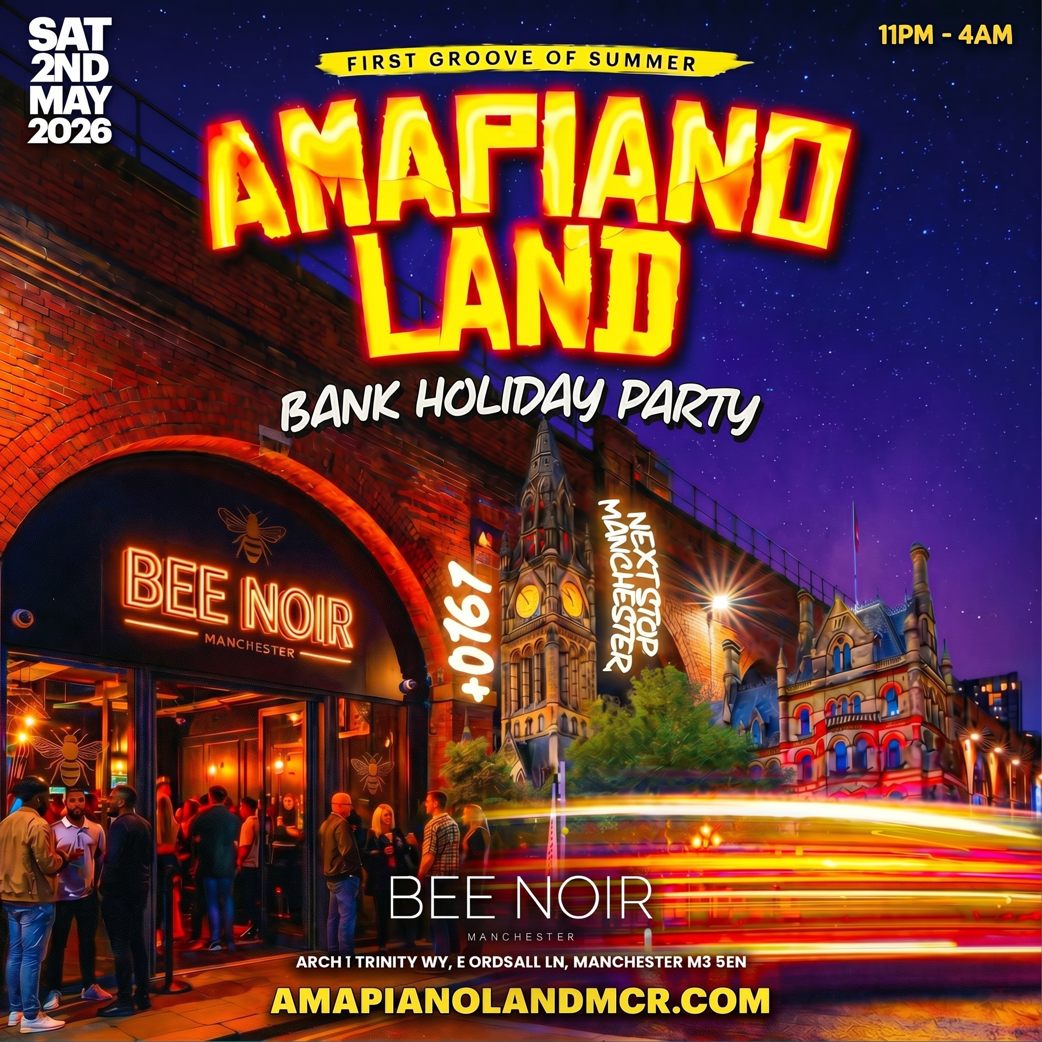 AMAPIANOLAND - MCR's Biggest Afrobeats & Amapiano Bank Holiday After Party