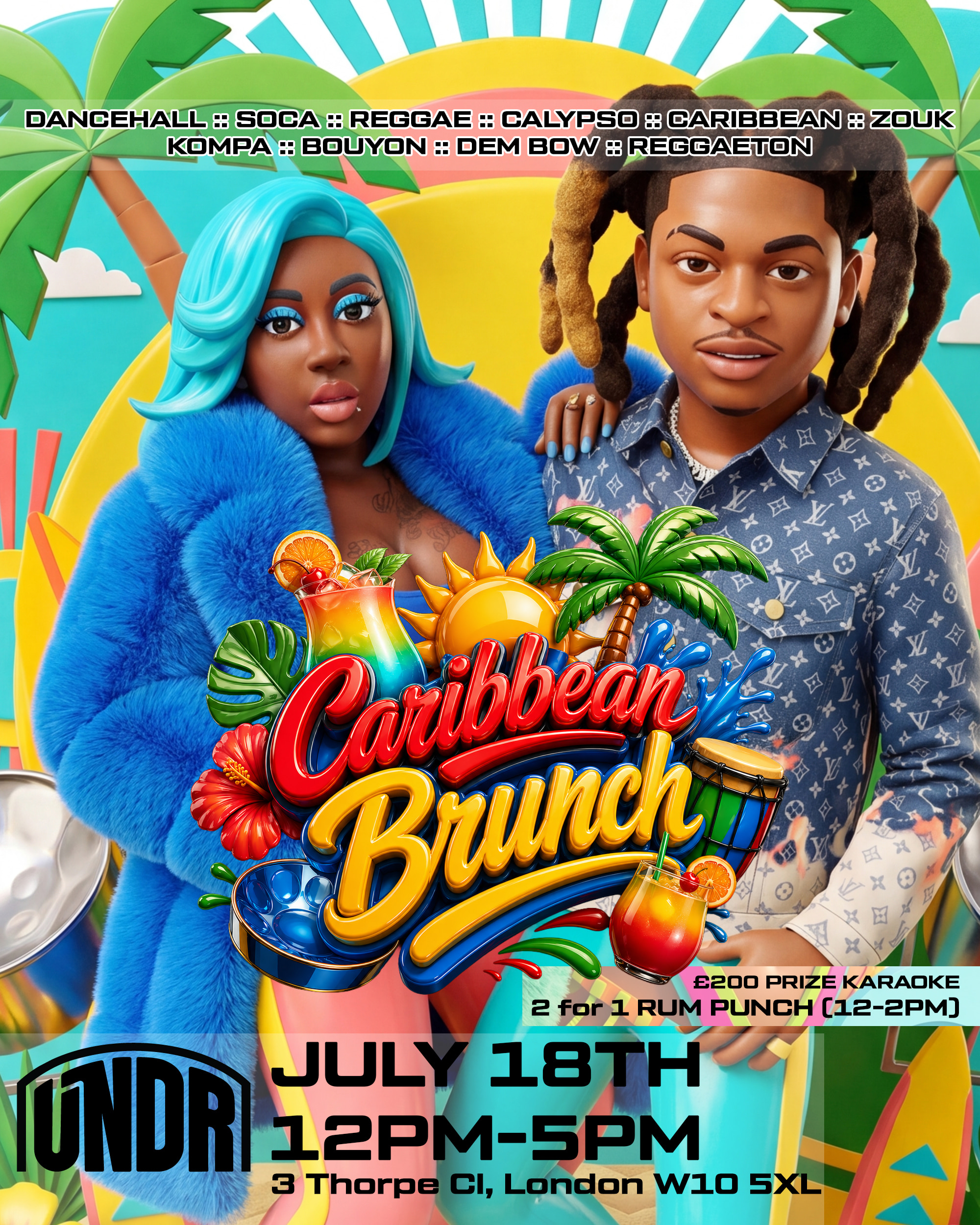 Caribbean Brunch (July)