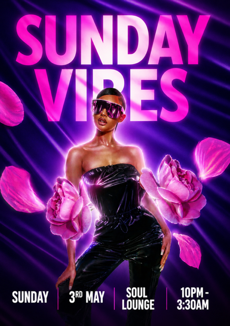 SUNDAY VIBES (£5 B4 MIDNIGHT WITH A TICKET)