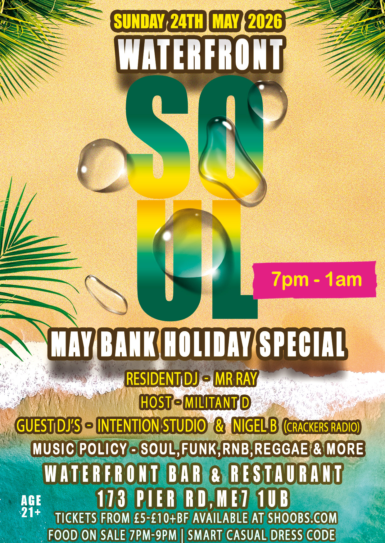 Waterfront Soul - May Bank Holiday Special