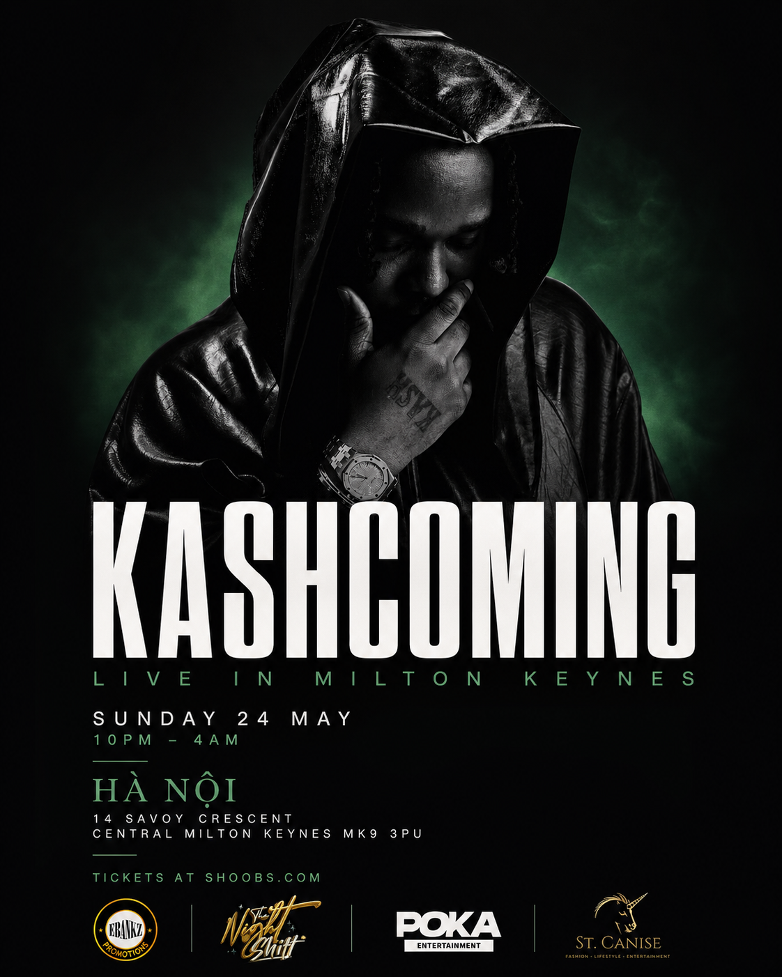 KASHCOMING LIVE IN MILTON KEYNES