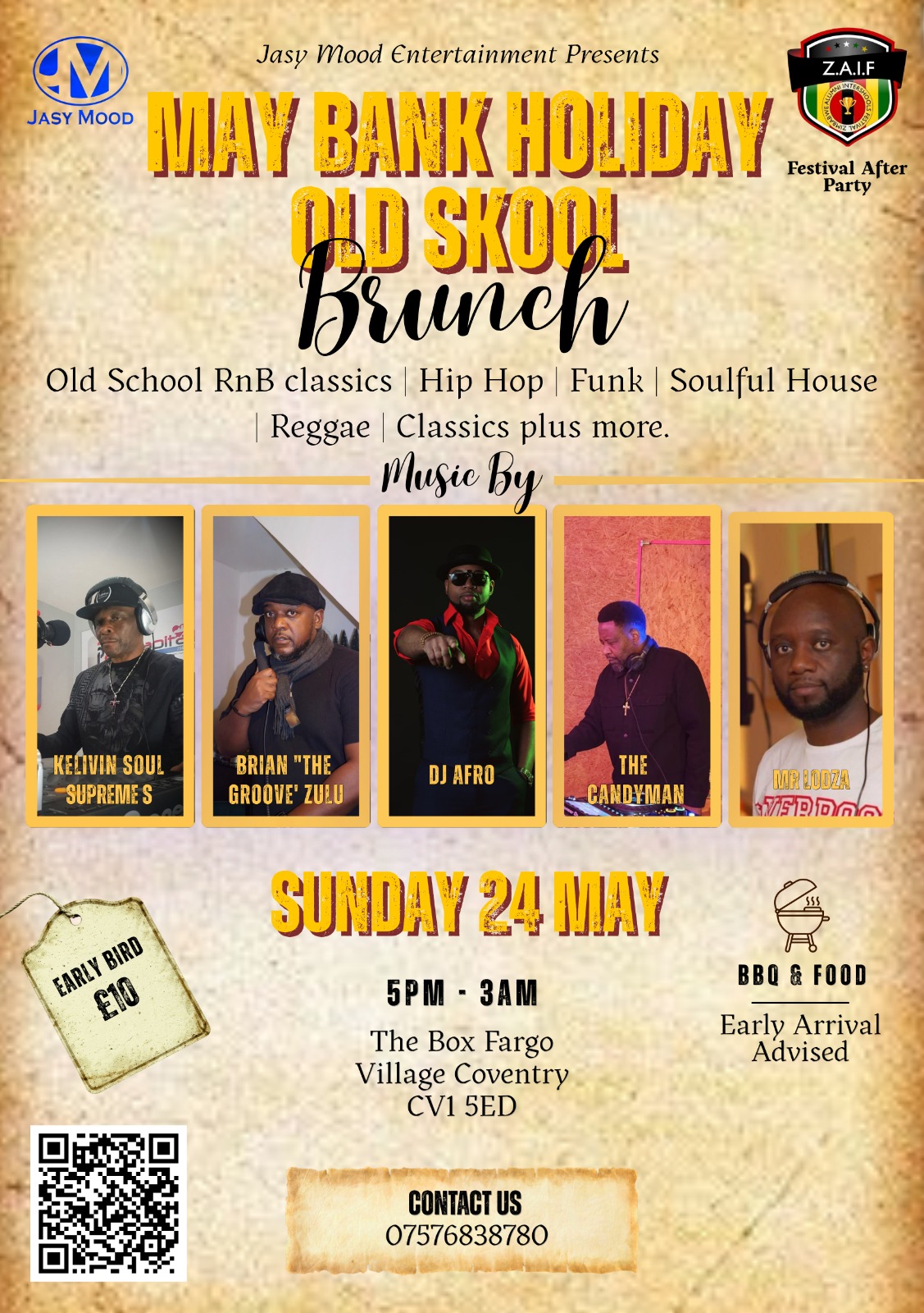 Bank Holiday Old Skool Brunch 