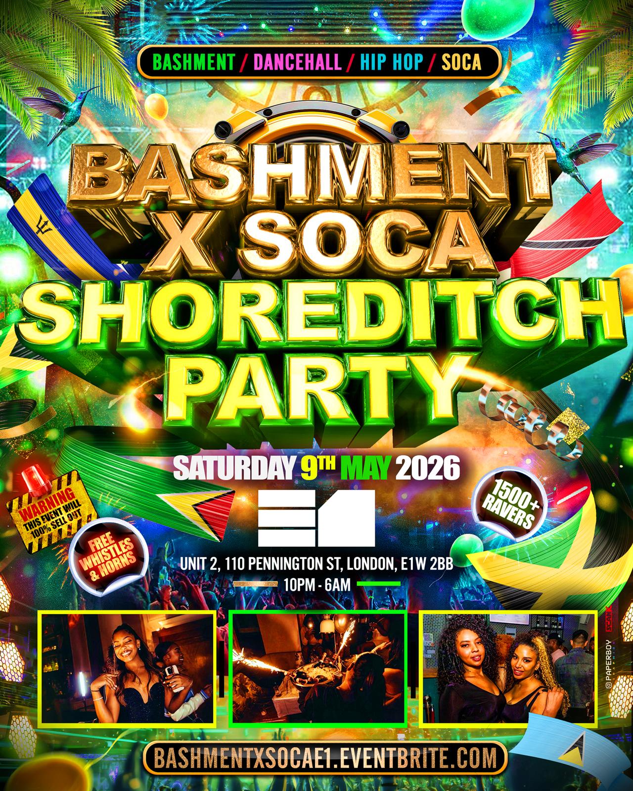 Bashment X Soca - Shoreditch Party