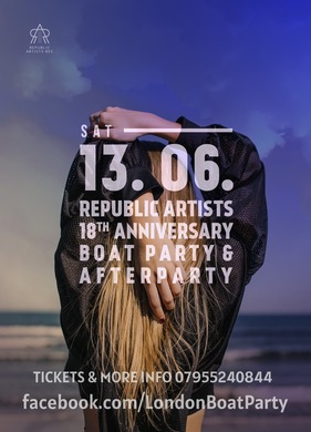 Republic Artists 18th Anniversary Boat Party