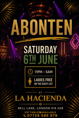 *ABONTEN*  (THE LITUATION PARTY) @LA LOUNGE (HACIENDA)