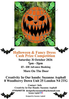 Halloween & Fancy Dress Competition. Cash Prize £50.
