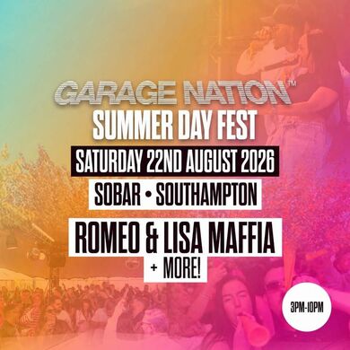 Garage Nation presents Summer Day Fest Southampton
