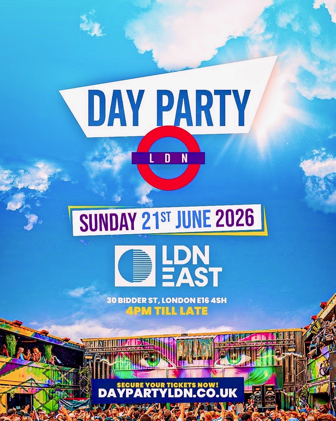 DAY PARTY LDN - London's Summer Day Party - 1000+ RAVERS