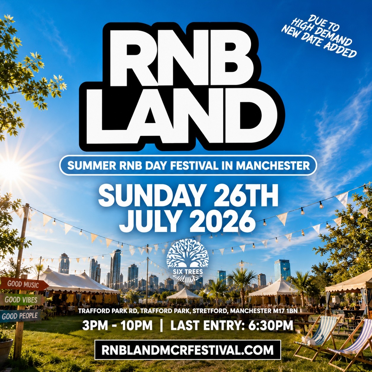 RNBLAND - Manchester's Biggest RnB Summer Day Festival (1000 RNB LOVERS)