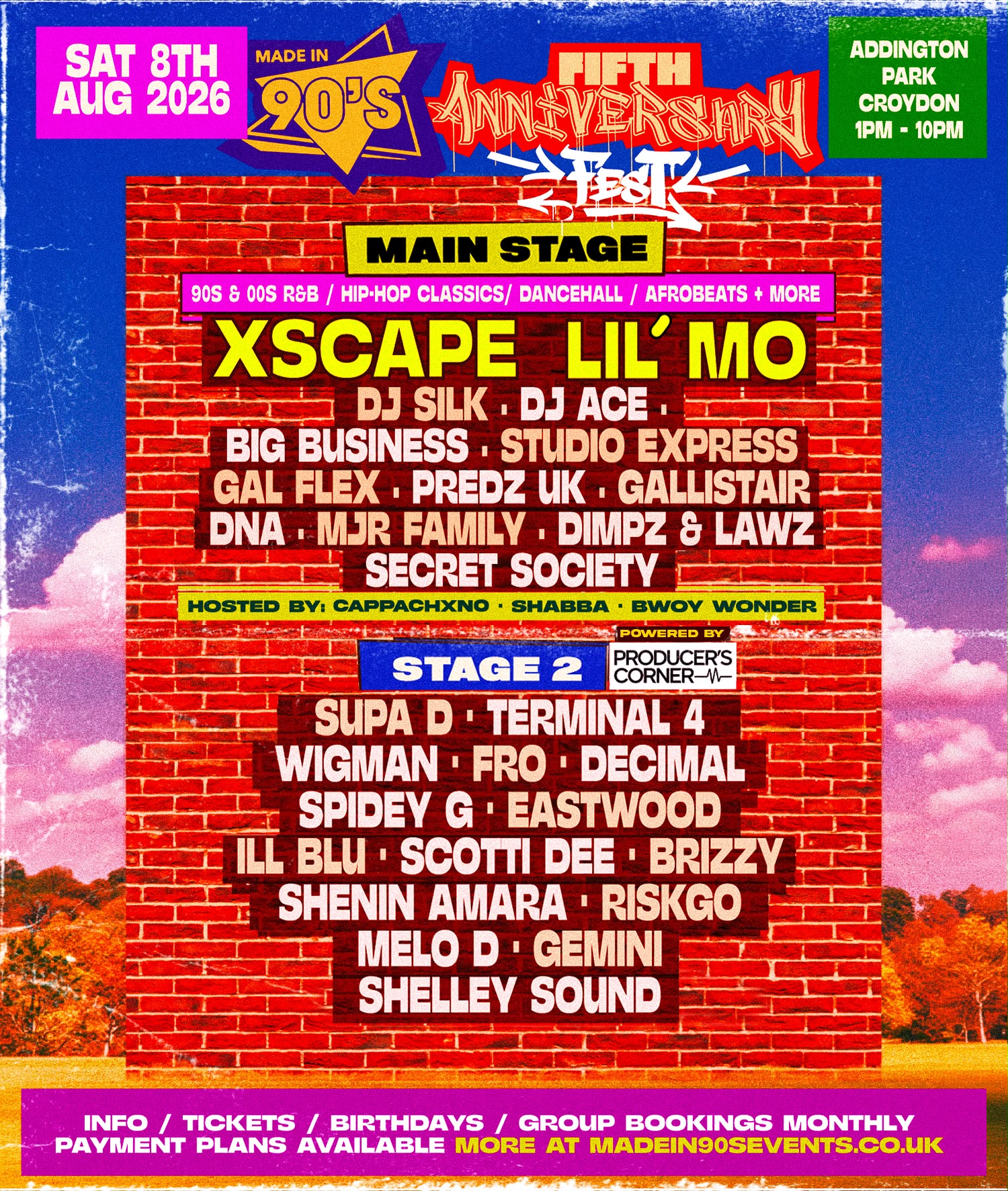 Made In 90s 5th Anniversary Feat R&B Icons Xscape & Lil’ Mo