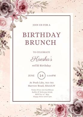 KAESHA’S 40TH BRUNCH
