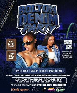 Bolton Denim Party - Sat 6th  June 2026.