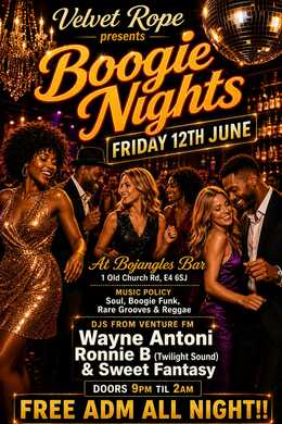Boogie Nights @ Bojangles